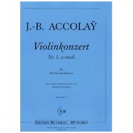Accolay, J. B.: Violinkonzert Nr. 1 a-Moll 