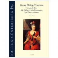 Telemann, G. Ph.: Sonata di chiesa, à diversi stromenti TWV 41:g5 g-Moll 