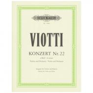 Viotti, G. B.: Violinkonzert Nr. 22 a-Moll 