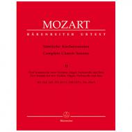 Mozart, W.A.: Sämtliche Kirchensonaten - Heft 2 