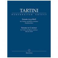 Tartini, G.: Violinsonate g-Moll »Teufelstriller« 