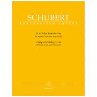 Schubert, F.: Sämtliche Streichtrios 