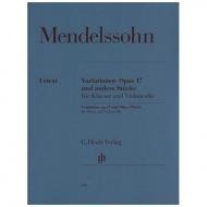 Mendelssohn Bartholdy, F.: Variationen Op. 17 Urtext 