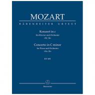Mozart, W. A.: Konzert für Klavier und Orchester Nr. 24 c-Moll KV 491 