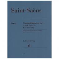 Saint-Saens, C.: Violoncellokonzert Nr. Op. 33 1 a-Moll Urtext 