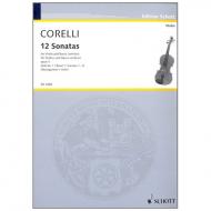 Corelli, A.: 12 Violinsonaten Op. 5 Band 1 (Nr. 1-6) 