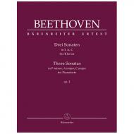 Beethoven, L. v.: Drei Sonaten Op. 2 