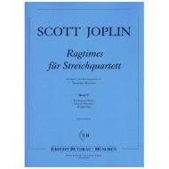 Joplin, S.: Ragtimes für Streichquartett Band 5 