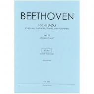 Beethoven, L. v.: Trio für Klarinette (Violine), Viola und Klavier Op. 11 B-Dur – Violastimme 