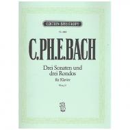 Bach, C. Ph. E.: Klaviersonaten nebst einigen Rondos Wq 57 