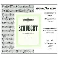Schubert, F.: Violinsonatinen Op. 137 D-Dur, a-Moll, g-Moll Compact-Disc CD 