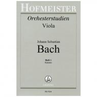 Spindler, F.: Bachstudien für Viola Heft 1: Kantaten 