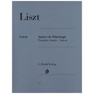 Liszt, F.: Années de Pèlerinage, Première Année – Suisse 