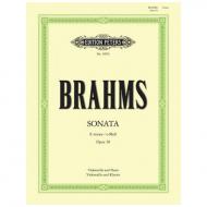 Brahms, J.: Violoncellosonate Nr. 1 Op. 38 e-Moll (Klengel) 
