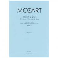 Mozart, W. A.: Trio für Klavier, Violine und Viola C-Dur nach KV 502 