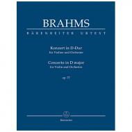 Brahms, J.: Konzert für Violine und Orchester D-Dur Op. 77 