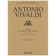 Vivaldi, A.: Violinsonaten RV 11, RV 37 