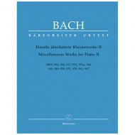 Bach, J. S.: Einzeln überlieferte Klavierwerke II BWV 904, 906, 923, 951, 951a, 944, 946, 948-950, 952, 959, 961, 967 