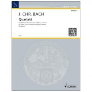 Bach, J. Chr.: Quartett G-Dur 