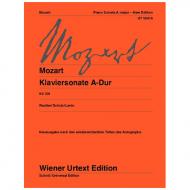 Mozart, W. A.: Klaviersonate A-Dur KV 330i (331) 