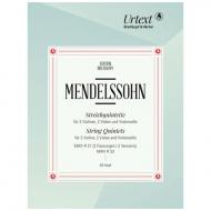 Mendelssohn Bartholdy, F.: Streichquintette MWV R 21, MWV R 33 