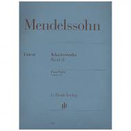 Mendelssohn Bartholdy, F.: Klavierwerke Band 2 