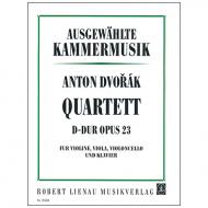 Dvořák, A.: Klavierquartett Nr. 1 Op. 23 B 53 D-Dur 