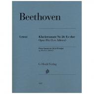 Beethoven, L. v.: Klaviersonate Nr. 26 Op. 81a  Es-Dur »Les Adieux« 