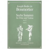 Boismortier, J. B. d.: 6 Sonaten Op. 51 Band 1 (Nr.1-3) 