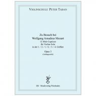 Taban, P.: 12 Mini-Capricen Op. 3 »Zu Besuch bei Wolfgang Amadeus Mozart« 
