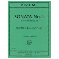 Brahms, J.: Kontrabasssonate Op. 38 e-Moll 