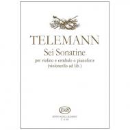 Telemann, G. Ph.: 6 Violinsonatinen 