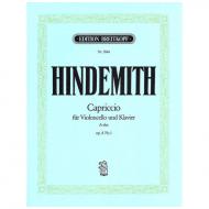 Hindemith, P.: Capriccio Op. 8/1 A-Dur 