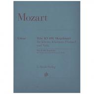 Mozart, W. A.: Klaviertrio KV 498 Es-Dur »Kegelstatt« 