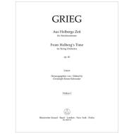 Grieg, E.: Aus Holbergs Zeit op. 40 - Einzelstimmen 