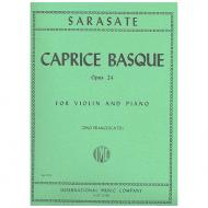 Sarasate, P. d.: Caprice basque Op. 24 
