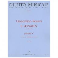 Rossini, G. A.: Sonata Nr. 5 Es-Dur – Partitur 