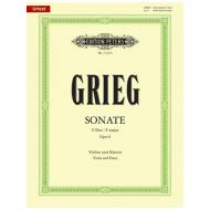Grieg, E.: Violinsonate Nr. 1 Op. 8 F-Dur 