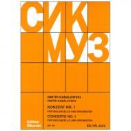 Kabaleswki, D.: Konzert Nr. 1 Op. 49 für Violoncello und Orchester 