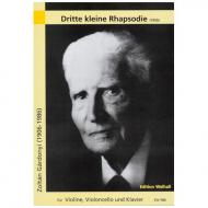 Gárdonyi, Z.: Dritte kleine Rhapsodie (1955) 