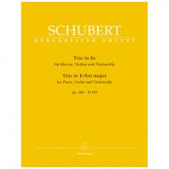 Schubert, F.: Klaviertrio D 929 Op. 100 Es-Dur 