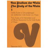 Das Studium der Viola - Band 1 