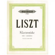 Liszt, F.: 12 leichte bis mittelschwere Klavierstücke 