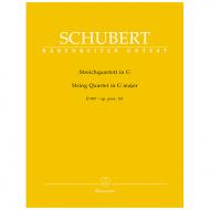 Schubert, Franz: Streichquartett G-Dur D887, Op. post. 161 