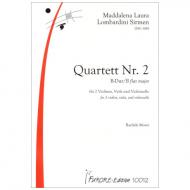 Lombardini Sirmen, M.L.: Streichquartett Nr. 2 B-Dur 