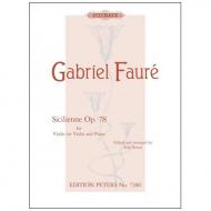 Fauré, G.: Sicilienne Op. 78 g-Moll 