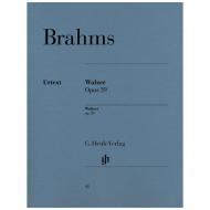 Brahms, J.: Walzer Op. 39 