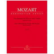 Mozart, W. A.: 4 Violinsonaten KV 6-9 