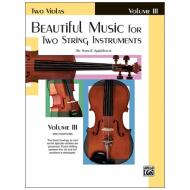 Applebaum, S.: Beautiful Music for two String Instruments Vol. 3 – Viola 