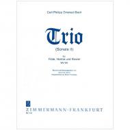 Bach, C. Ph. E.: Triosonate Nr. 2 WV 161 h-Moll 